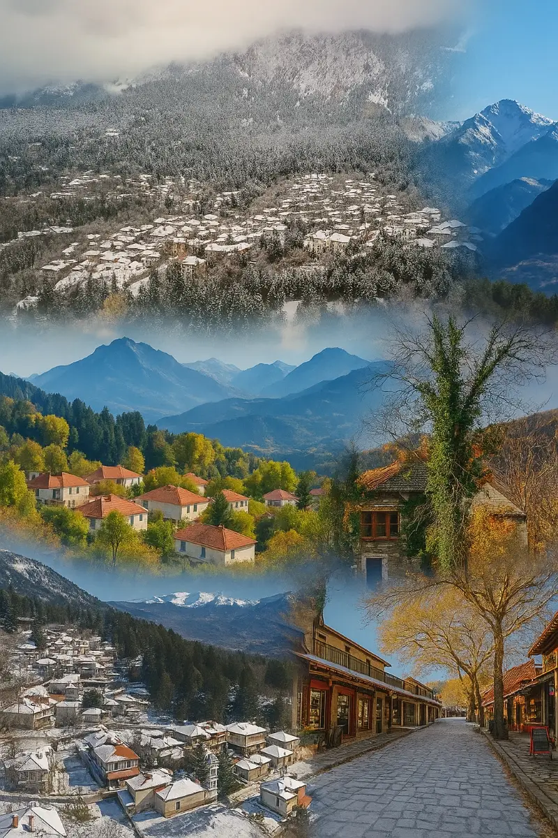 Φυσικά τοπία και αξιοθέατα στην περιοχή της Ελάτης Γραφικό μονοπάτι μέσα στο ελατόδασος του Κόζιακα στην Ελάτη Τρικάλων